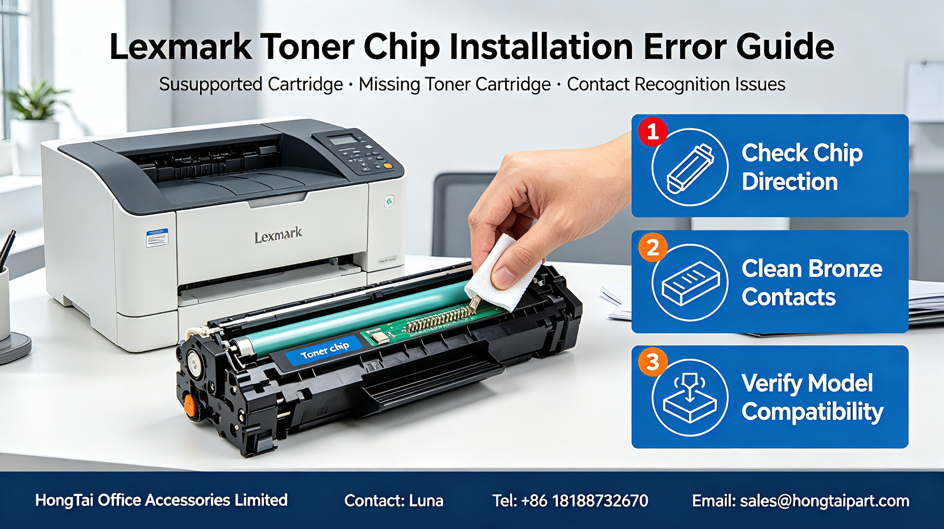 Son şirket blogları hakkında Lexmark Toner Chip Troubleshooting | Fix Unsupported & Missing Cartridge Errors