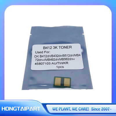 satın al 45807103 45807107 45807112 45807101 45807105 OKI ES4192 B412 B432 MB472 MB492 B432 MB472 MB492 B51 için Toner Sıfırlama Çipi çevrimiçi üretim