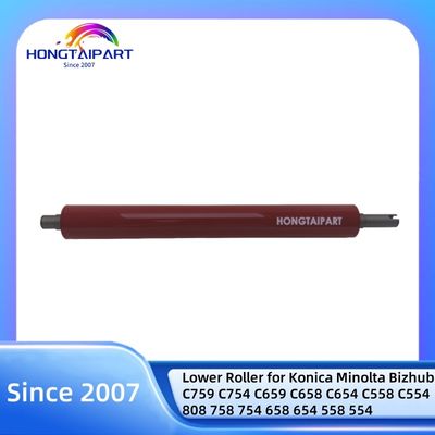 satın al Konica Minolta Bizhub C759 C754 C659 C658 C654 C558 C554 808 758 754 658 654 558 554 için Alt Silindir Baskı Isı Fuser Yedek Parçaları çevrimiçi üretim
