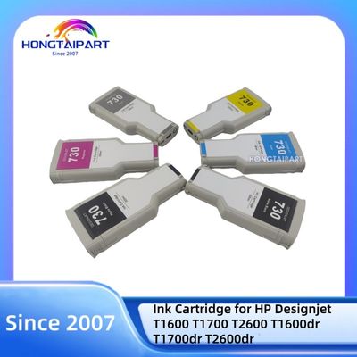 satın al 300ML Ink Cartridge 730 P2V71A-MK P2V73A-PK P2V68A-C P2V70A-Y P2V69A-M P2V72A-G for HP Designjet T1600 T1700 T2600 T1600dr T1700dr T2600dr çevrimiçi üretim