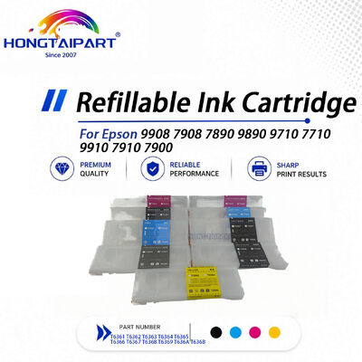 satın almak Epson T636 Serisi Doldurulabilir Mürekkep Kartuşları Stylus Pro 7900 7890 7908 9908'e Uygun çevrimiçi üretim
