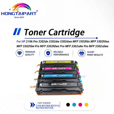 satın almak HP Pro 3202 3302 MFP için Yüksek Verimli 219A W2190A W2191A W2192A Toner Kartuşu çevrimiçi üretim