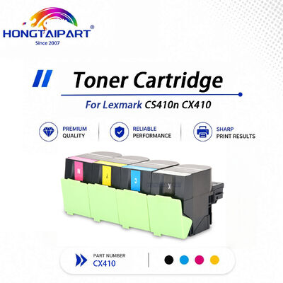 satın almak Clear Image Düşük Kusurlu Lexmark CX410 CS410n CX410 Ofis Çok İşlevli Yazıcı için Toner Kartuşu çevrimiçi üretim