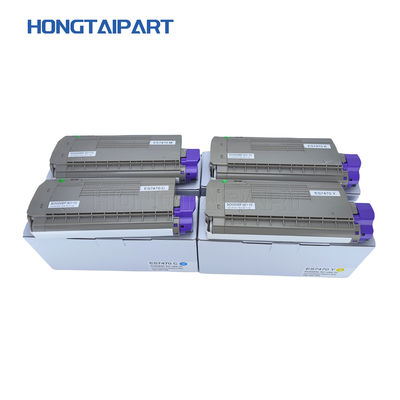 Uygun Renkli Toner Kartüsü CMYK 45396213 45396214 45396215 45396216 OKI için ES7470 ES7480 ES7460 Yazıcı Toner Kiti
