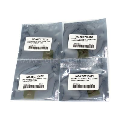 Xerox phaser 7100 7100N için Toner Kartuşu Çipi (106R02606 106R02607 106R02608 106R02612)