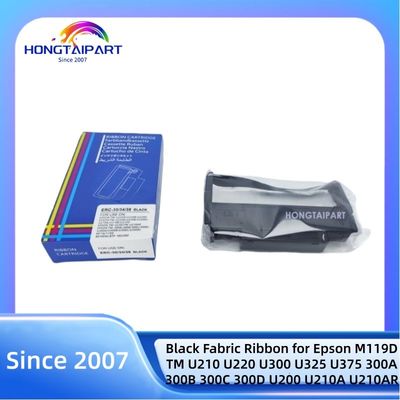 Uyumlu Siyah Kumaş Şerit ERC30 ERC34 ERC38 Epson M119D TM U210 U220 U300 U325 U375 için