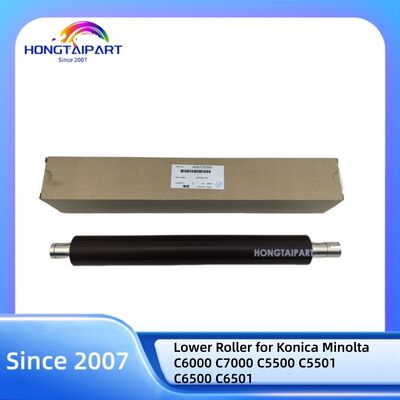 Konica Minolta C6000 C7000 C5500 C5501 C6500 C6501 için alt rulo A03U720300 yedek parçalar ısı rulo füzör rulo HONGTAIPART