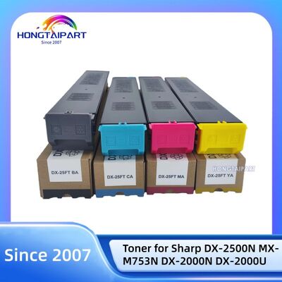 Sharp DX-2500N MX-M753N DX-2000N DX-2000U DX-25FTBA DX-25FTCA DX-25FTMA DX-25FTYA Yazıcı Toner Kits için toner