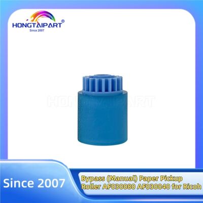 Ricoh AF2051 2060 2075 2090 2105 3260 Color 5560 MP1100 1350 5500 6000 6001 6002 6500 7000 7001 7500 7502 8000 8001 9000 9001 9002 Yedek Parçalar için Bypass (Manuel) Kağıt Alma Silindiri AF030080 AF030040