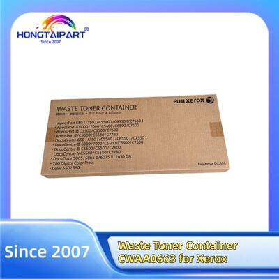 Atık Toner Kabı CWAA0663 Xerox 650i 750i C5540i C6550i C7550i 6000 7000 C5400 C6500 C7500 C5550 C6500 C7600 C5580 C6680 C7780 DocuColor 5065 5065II 6075II 1450 GA 700 Dijital Renkli 550 560 için