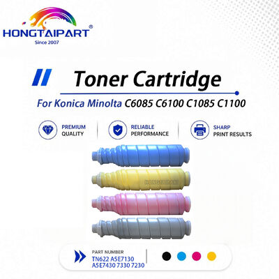 Canlı Renkli Toner Kartuşu TN622 A5E7130 A5E7430 7330 7230 Konica Minolta C6085 C6100 C1085 C1100
