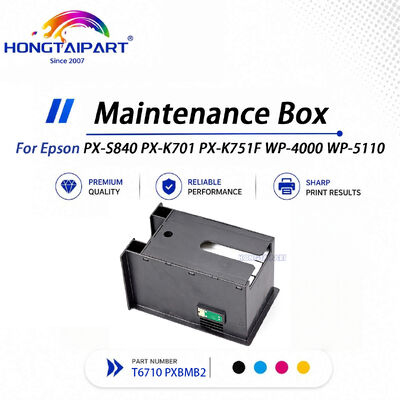 Epson PX-S840 PX-K701 PX-K751F WP-4000 WP-5110 Yazıcı için Kararlı Bakım Kutusu T6710 PXBMB2