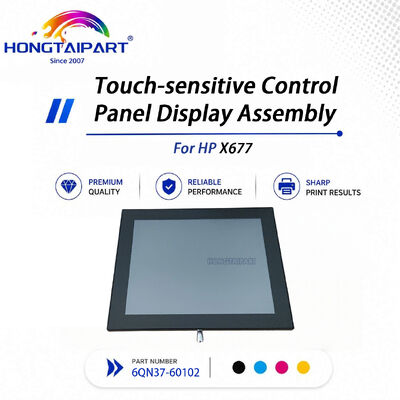Orijinal Kullanılan Dokunmaya Duyarlı Kontrol Paneli Ekran Aksamı 6QN37-60102 HP X677 Yazıcı Onarımı İçin
